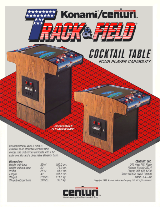 Track & Field Arcade Game Cover